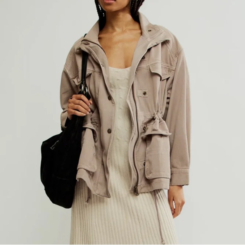 Free People Arya Utility Jacket in Cashmere. New with tag. True to size. - Picture 4 of 15